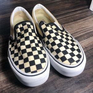Vans Classic Slip-On Checkered Black and White